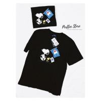 ราคา เสื้อยืด Snoopy Polham สีดํา (26540019758)
