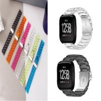 ราคา สําหรับ Fitbit Versa Lite SE Versa 2 versa 3 4 Sense 2 1 สายเรซิ่นใสสร้อยข้อมือโปร่งใส (56609694236)