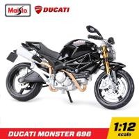 ราคา โมเดลรถ บิ๊กไบค์ Ducati Monster 696 สีดำ สเกล 1:12 แบรนด์ Maisto โมเดลบิ๊กไบค์ Monster696 (4514659367)