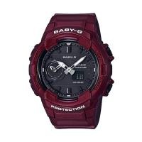 ราคา Casio BABY G นาฬิกาข้อมือผู้หญิง สายเรซิ่น รุ่น BGA-230S,BGA-230S-4A - สีแดง (716197141)