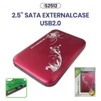 ราคา S2512 USB2.0 SATA HDD Hard Drive Disk Plastic Storage Box Case Enclosure Cover สําหรับ 2.5นิ้ว (29623756231)