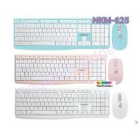 ราคา NUBWO Keyboard+mouse combo set NKM-625 VIRGO Wireless Keyboard and Mouse Combo แป้นไทย/อังกฤษ (4164211206)