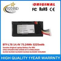 ราคา BTY-L78 14.4V 75.24Wh 5225mAh แบตเตอรี่แล็ปท็อปของแท้สําหรับMSI GT62 GT62VR GT80 GT80S GT73 GT8GL552JX GL552 GL552VX (56060477749)