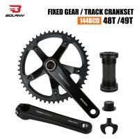 ราคา รุ่น Bolany ชุดข้อเหวี่ยงฟิกซ์/ฟิกเกียร์ สำหรับรถฟิกซ์เกียร์และ Track Bike ความยาว 165 มม. พร้อม BB68/73 ใบจาน 48T หรือ 49T (55505161529)