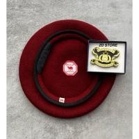 ราคา FULL SET Reserve Beret + Mica EMBLEM / Special SUPER WOOL Reserve Beret / CAMEL Police Beret (40430749787)