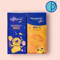 ราคา Mamarine Kids : Booster BIO-C Plus Multivitamin / OMEGA-3 Plus L-Lysine Multivitamin Forte ขนาด 120 ml. (22660641403)