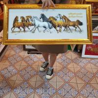 ราคา กรอบรูป (หันซ้าย) ม้า ม้า8ตัว ภาพม้า ม้ามงคล พร้อมใส่กระจก เป็นของขวัญ ขึ้นบ้านใหม่ วันเกิด ของระลึก (18340886608)