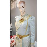 ราคา ชุดไทยศิวาลัยเจ้าสาวสีมิ้น (10256451040)