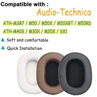 ราคา สําหรับ Audio-Technica ATH-MSR7 M50 M50X M50XBT M50RD M40X M30X M20X SX1 เปลี่ยนแผ่นรองหูฟัง (56510113160)