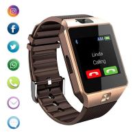 ราคา 2025 DZ09 สมาร์ทวอท์ชพร้อมกล้องบลูทูธ Smartwatch SIM TF Card Slot กิจกรรมฟิตเนส Tracker นาฬิกาสปอร์ต Android PK DZ09 นาฬิกา (24494353044)