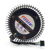 ราคา ใช้ FD6525H12D 65 มม.12V 1.3A 4 Pin Video Card Cooler พัดลมสําหรับ AMD Radeon R9 270 270X กราฟิกการ์ดพัดลมระบายความร้อน (55809160100)