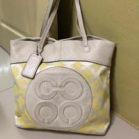 ราคา ของแท้ 100% กระเป๋า Coach Shopping งานช็อปมือสอง (7519934462)