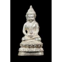 ราคา พระกริ่ง พระเจ้าตากกู้ชาติ หลวงพ่อสวัสดิ์ วัดเม้าสุขา จ.ชลบุรี เนื้อเงิน ปี 2542 (23838170246)