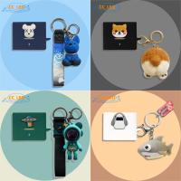 ราคา Suitable for MoonDrop Space Travel 2 Case Cartoon Astronaut Shark Cute Keychain Pendant MoonDrop Space Travel Silicone Soft Case for MoonDrop Ultra Sonic Protective Sleeve (52808918584)