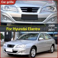 ราคา For Hyundai Elantra 2009 2010 2011 Car Front Bumper Mesh Grille Around Trim Racing Grills Car Grill (55704937439)