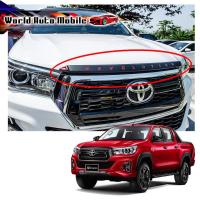 ราคา คิ้วขอบฝากระโปรงหน้า "REVOLUTION" โตโยต้า ไฮลัค รีโว้ ล็อคโค สี ดำด้าน , แดง Hilux Revo Rocco Toyota ปี2018-2019 (3183939328)