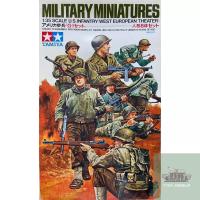 ราคา Tamiya Military Miniatures 1/35 Us Infantry West European Theater No.35048 โมเดลทหารอเมริกา (25752683244)