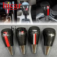 ราคา GR กีฬา/TRD คาร์บอน + หนังเกียร์ Shift Knob สําหรับ Toyota Land Cruiser LC200 Hand Ball สําหรับรถจัดแต่งทรงผม Universal (42380320047)
