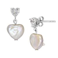 ราคา A.CEMI Heart X Pearl Earring มุกแท้ ต่างหูมุกแท้ ต่างหูเงินแท้ ชุบทอง 18K (12310106753)