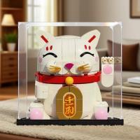 ราคา Lego Acrylic Display Box MY For 40813 Lucky Cat, Popmart Labubu Zimomo (Kotak Pameran Display财猫ขยายกล่อง) (42271558249)