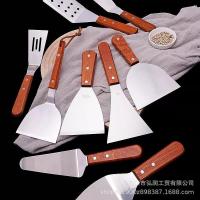 ราคา ส่งจากกรุงเทพ ไม้พายสแตนเลสด้ามจับไม้ ไม้พายผสมอาหาร อุปกรณ์ทำขนม/อาหาร (18005677232)