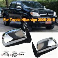 ราคา Toyota vigo กระจกมองข้างรถยนต์ กระจกมองข้าง โตโยต้า วีโก้ รุ่นชุบโครเมียมแบบแมนนวล For Toyota hliux vigo 2005-2015 (56650792285)