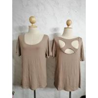 ราคา เสื้อผ้าเรย่อน สีพื้น แต่งเว้าด้านหลัง (27431887243)