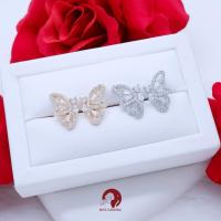 ราคา Miss Earring ต่างหูผีเสื้อ เพชร Cz butterfies Earrings สีเงิน/ทอง เงินแท้ 925 คุณภาพสูง (5177948481)