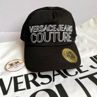 ราคา หมวกแบรนด์ VERSACE jeans couture unisex ชายหญิง หมวกแก๊ปมือ สีดำ เวอร์ซาเช่ แท้ baseball cap (27360590186)