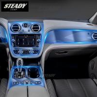 ราคา สําหรับ Bentley Bentayga 2016-2019 ภายในรถคอนโซลกลางโปร่งใส TPU ฟิล์มป้องกัน Anti-scratch อุปกรณ์เสริม Refit Pasteauto ชิ้นส่วนตกแต่งรถ (48659277453)