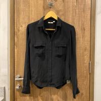 ราคา KEMEJA เสื้อเชิ้ตสีดํา Uniqlo เสื้อเชิ้ตสีดํา uniqlo (49804083934)