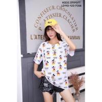 ราคา [ SUXIENNA ] KM- IMPORTED JUMBO MICKEY MOUSE EXPRESSION เสื้อยืด COOL AND SMOOTH MATERIAL (45410453279)