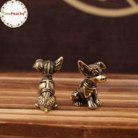 ราคา OnePeache Bronze ประติมากรรมทองแดงลูกสุนัขทองเหลืองเครื่องประดับ Zodiac สุนัขเครื่องประดับโบราณเก่าทองเหลืองชาสัตว์เลี้ยงเครื่องประดับขนาดเล็ก TH (47007549319)