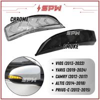 ราคา Toyota Vios / Yaris / Camry / Altis / Prius SIDE MIRROR LED DRL Daylight ลําดับไฟเลี้ยวโคมไฟประตูด้านข้าง (43979919789)
