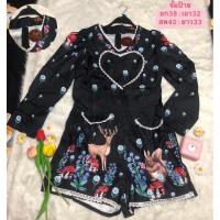 ราคา จั้มขาสั้นงานป้ายมือ1 xl งานจริงน่ารักมากสนใจทักแชทก่อนค่ะ (24227554542)