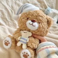 ราคา ของเล่นตุ๊กตา ตุ๊กตาหมีของขวัญวันเกิดตุ๊กตาเด็กคืนที่ดีตุ๊กตาหมีน้อยสาวนอนน่ารัก แร็กดอลล์ 0504 (47409917231)