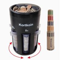 ราคา เครื่องคัดแยกเหรียญอัตโนมัติ 5 IN 1 เครื่องนับเหรียญพร้อมที่ห่อเหรียญคัดแยกอะไหล่ของคุณเปลี่ยนในกระปุกออมสินที่ใส่เหรียญได้อย่างรวดเร็ว (55756050402)