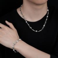 ราคา สร้อยข้อมือผู้ชาย ลายลูกเต๋าย้อนยุคและลายดอกไม้ สไตล์ฟูลเซต เหมาะสำหรับทุกเพศ (44859561584)