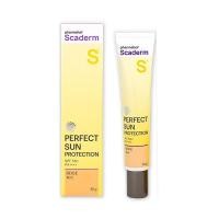 ราคา SCADERM PERFECT SUN PROTECTION 30G สีเบจ กันแดดเนื้อครีมสีเบจบางเบา ทาแล้วหน้าไม่วอก ไม่ลอย ไม่เหนียวเหนอะหนะ (26451048632)