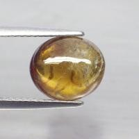 ราคา พลอย หลังเบี้ย สฟีน ธรรมชาติ แท้ ดิบ ( Unheated Natural Sphene Titanite ) หนัก 3.60 กะรัต (41123119173)