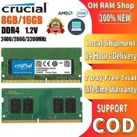 ราคา Crucial 4GB 8GB 16GB Laptop RAM DDR4 แรม 2133MHZ 2400MHZ 2666MHZ 3200MHZ แรม SODIMM memory for notebooks (26307501921)