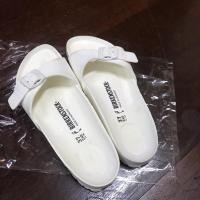 ราคา Used Birkenstock Madrid White size 37 ของแท้ มือสอง (9091555267)