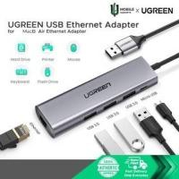 ราคา UGREEN อะแดปเตอร์ USB Ethernet USB 3.0 ถึง RJ45 3.0 HUB สําหรับ MacB Air Ethernet อะแดปเตอร์การ์ดเครือข่าย USB Lan (57006893867)