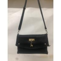 ราคา กระเป๋ามือสอง DIMA BORSA หนังแท้สีดำ อะไหล่ทอง ขนาด 10 นิ้ว พร้อมส่ง (25633964275)