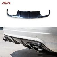 ราคา Carbon Fiber Rear Diffuser Bumper Lip Chin Spoiler Protector For Mercedes Benz C Class W204 C63 AMG (57102476004)