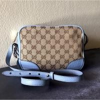 ราคา กระเป๋า GUCCI BREE ORIGINAL GG MESSENGER สี Blue ปี 2019 แท้ [Like New] (10618882064)