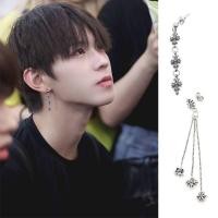 ราคา ต่างหูหูคลิปวัยรุ่น ออกแบบดอกไม้วงกลม แฟชั่น trendy (52909589071)