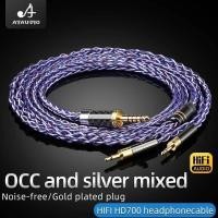 ราคา ATAUDIO HD700 หูฟัง 3.5 XLR 4.4 มม.Balance to Dual 2.5 มม.แจ็คหูฟัง HiFi สําหรับ Sennheiser HD700 NW ZX300a (42980530697)