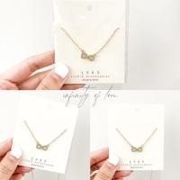 ราคา สร้อยคออินฟินิตี้infinity สไตล์เกาหลี สำหรับผู้หญิง (21385897935)