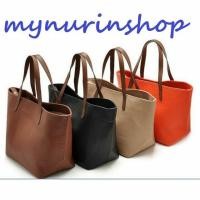 ราคา - MNG Mango Shoulder Shopper Tote Bag กระเป๋าถือ (21689083747)